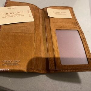 L'Ours Gris Men’s Long Wallet - NWT